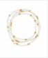 Golden Stella Seed Beads Pearl Set WHITE