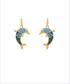 Golden Stella Dolphin Drop Earrings GOLD