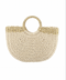 Golden Stella Straw Tote BEIGE/GOLD
