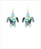 Golden Stella Sealife Drop Earrings TURTLE/SILVER