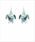 Golden Stella Sealife Drop Earrings TURTLE/SILVER