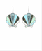 Golden Stella Sealife Drop Earrings SHELL/SILVER
