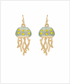Golden Stella Sealife Drop Earrings JELLYFISH/GOLD