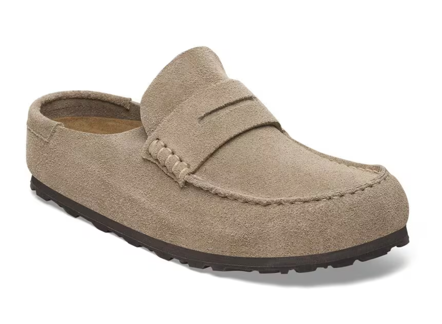 Birkenstock M Naples Wrapped Suede Leather TAUPE
