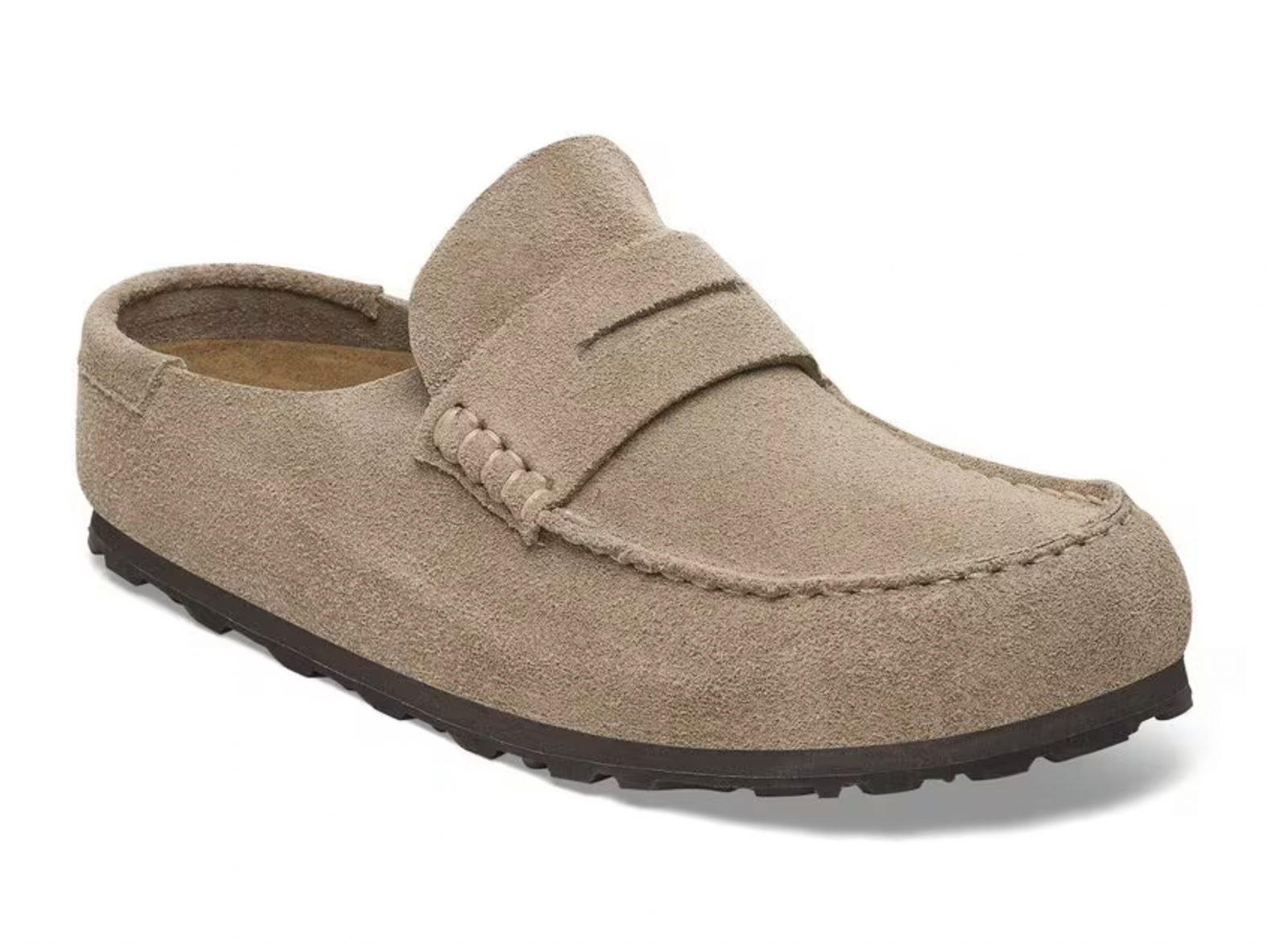 Birkenstock M Naples Wrapped Suede Leather TAUPE
