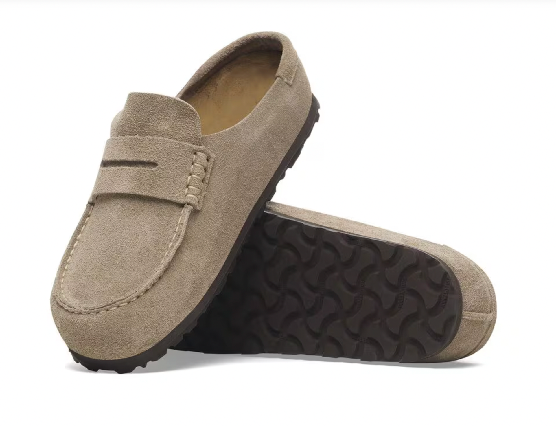 Birkenstock M Naples Wrapped Suede Leather TAUPE