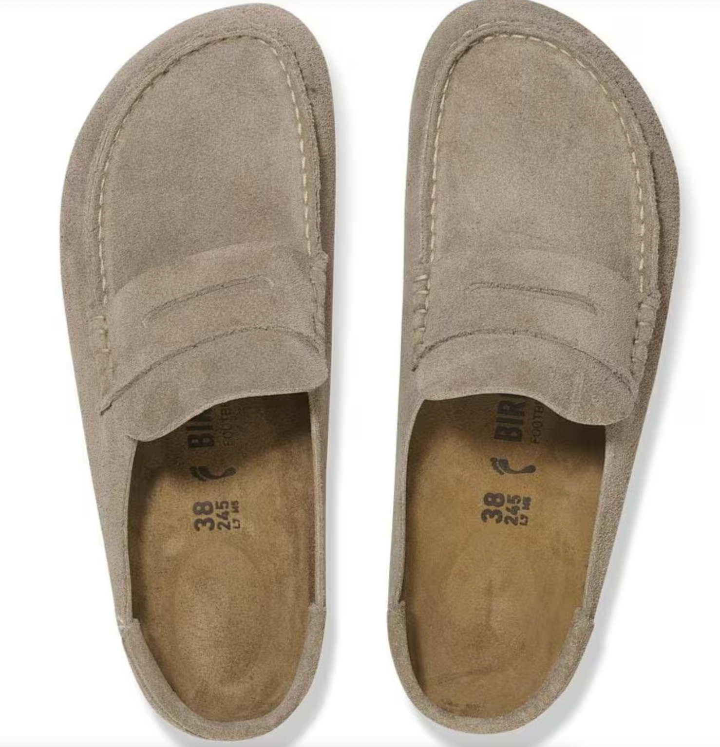 Birkenstock M Naples Wrapped Suede Leather TAUPE