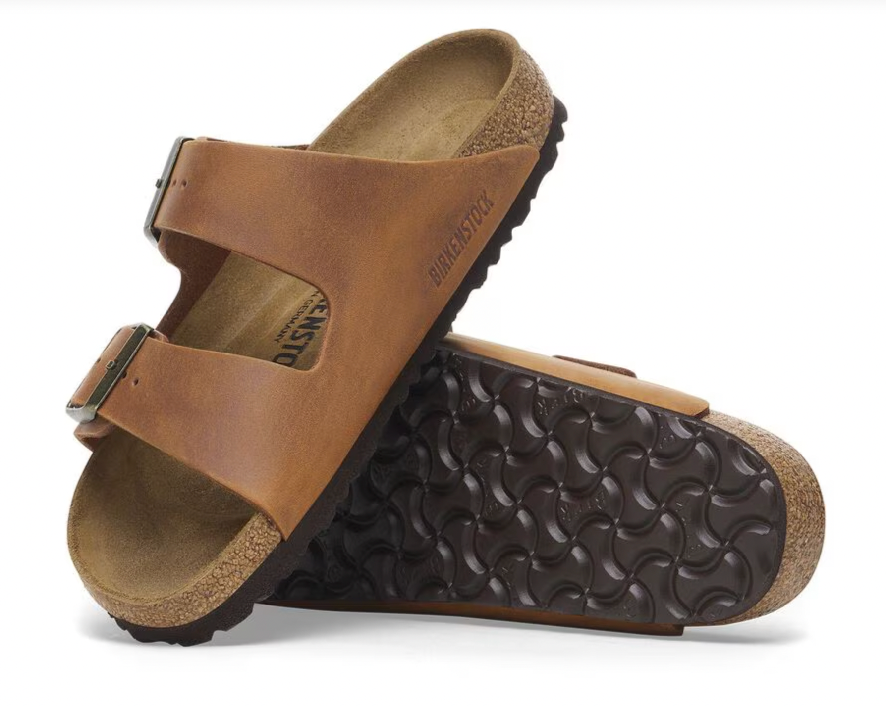 Birkenstock W Arizona BS Oiled Leather COGNAC - NARROW