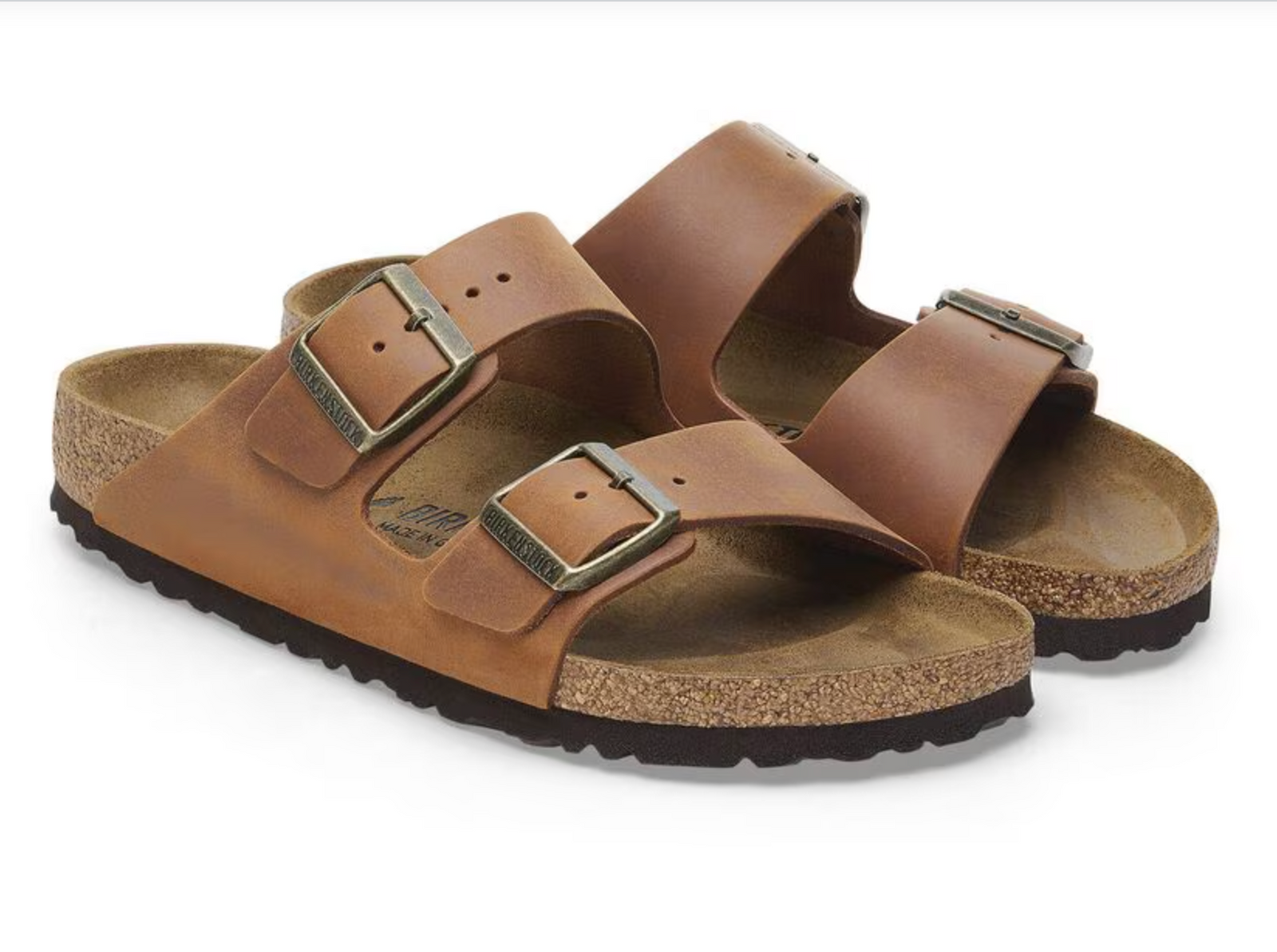 Birkenstock W Arizona BS Oiled Leather COGNAC - NARROW