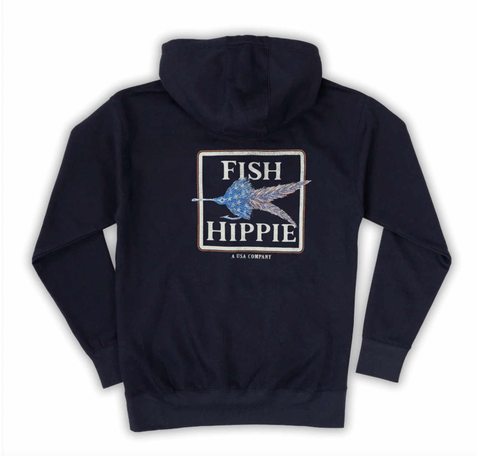 Fish Hippie M Tried & True Hoodie NAVY
