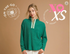 Umgee W Mock Neck Contrast Half Zip Pullover PALM