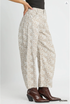 Umgee W Coin Stamp Barrel Pants BROWN