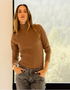 Carve Designs W Denise Turtleneck RUM LUREX
