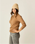 Carve Designs W Denise Turtleneck RUM LUREX