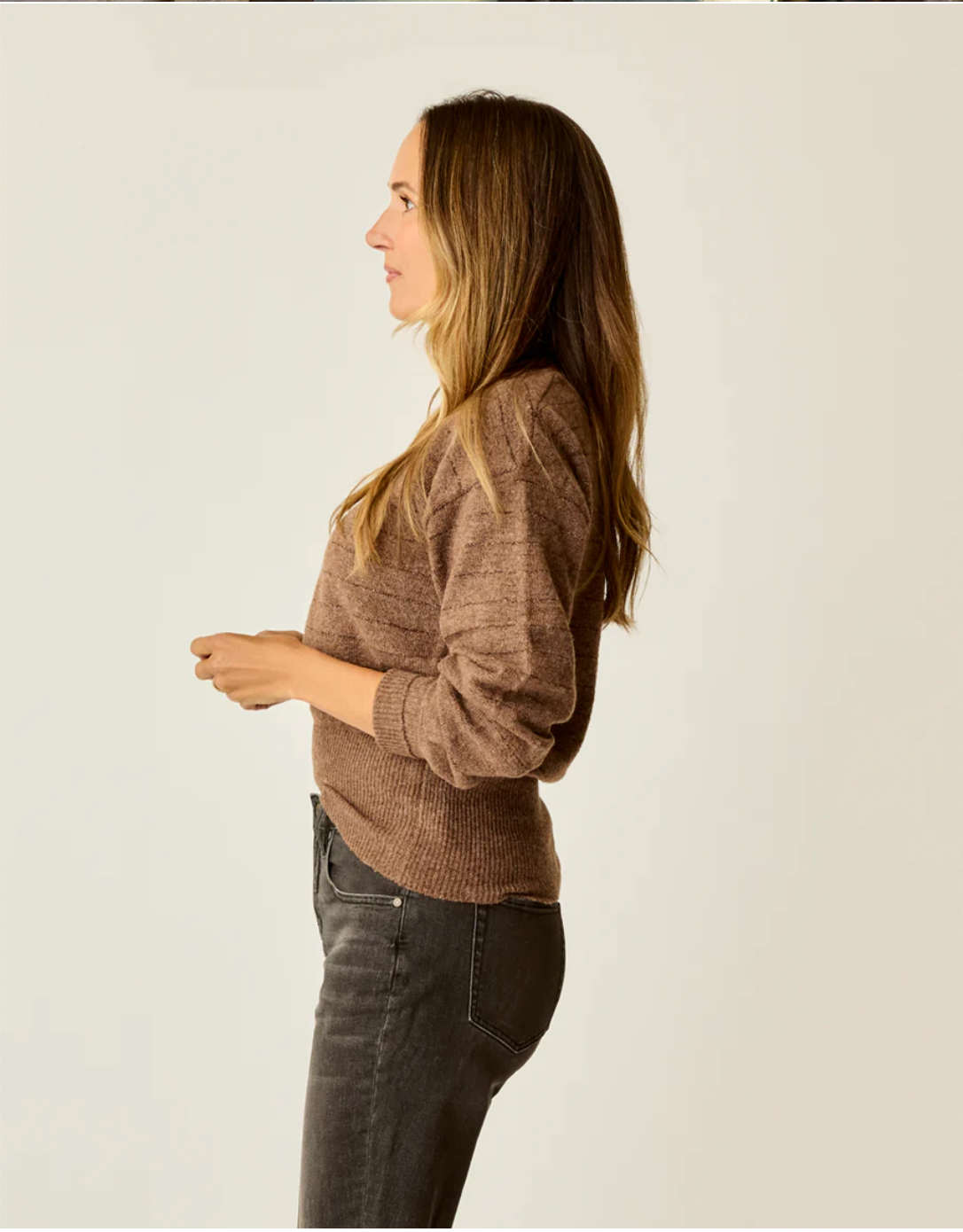 Carve Designs W Ruth Reversible Sweater SUMAC LURE