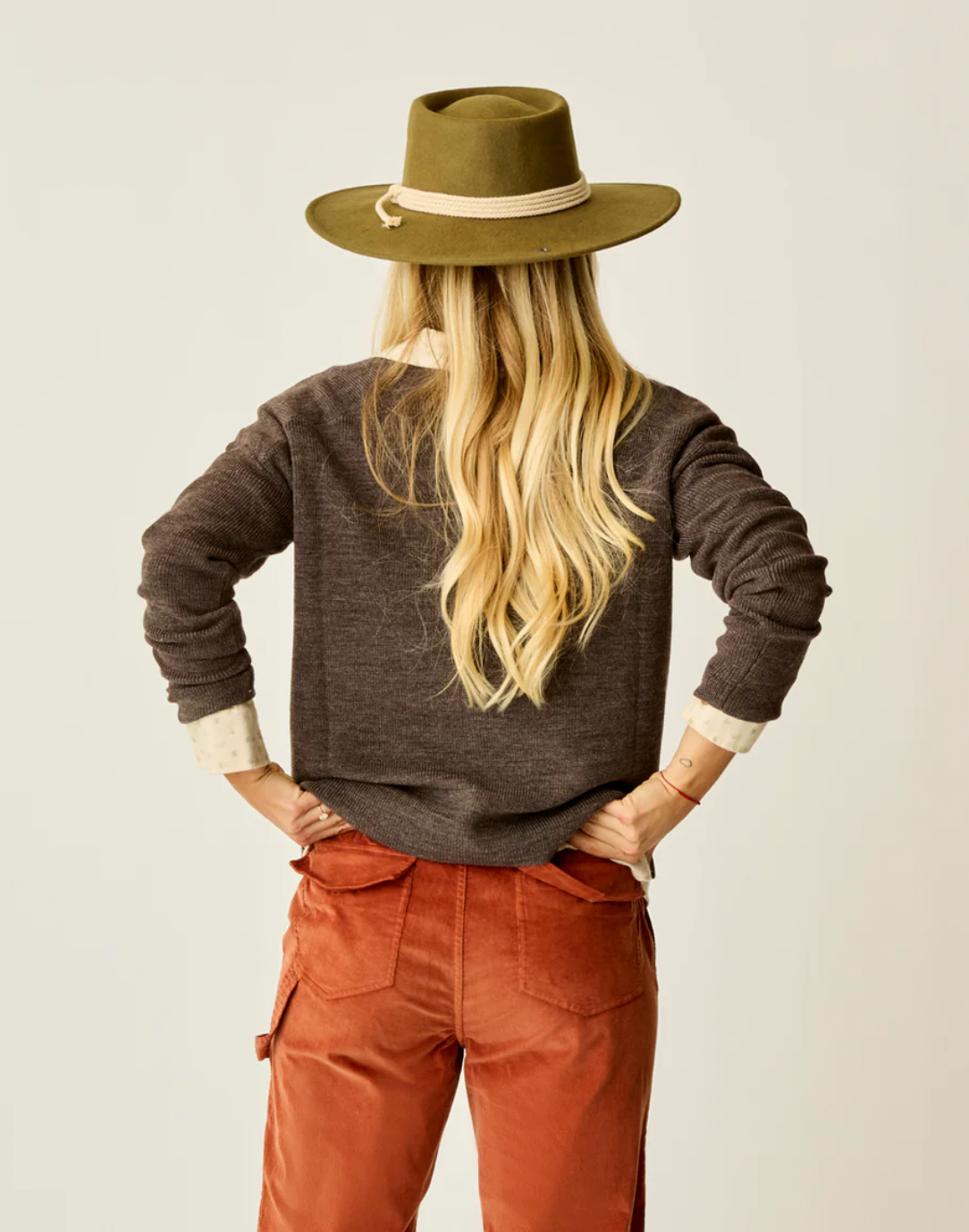 Carve Designs W Zella Merino Sweater EXPRESSO HEATHER