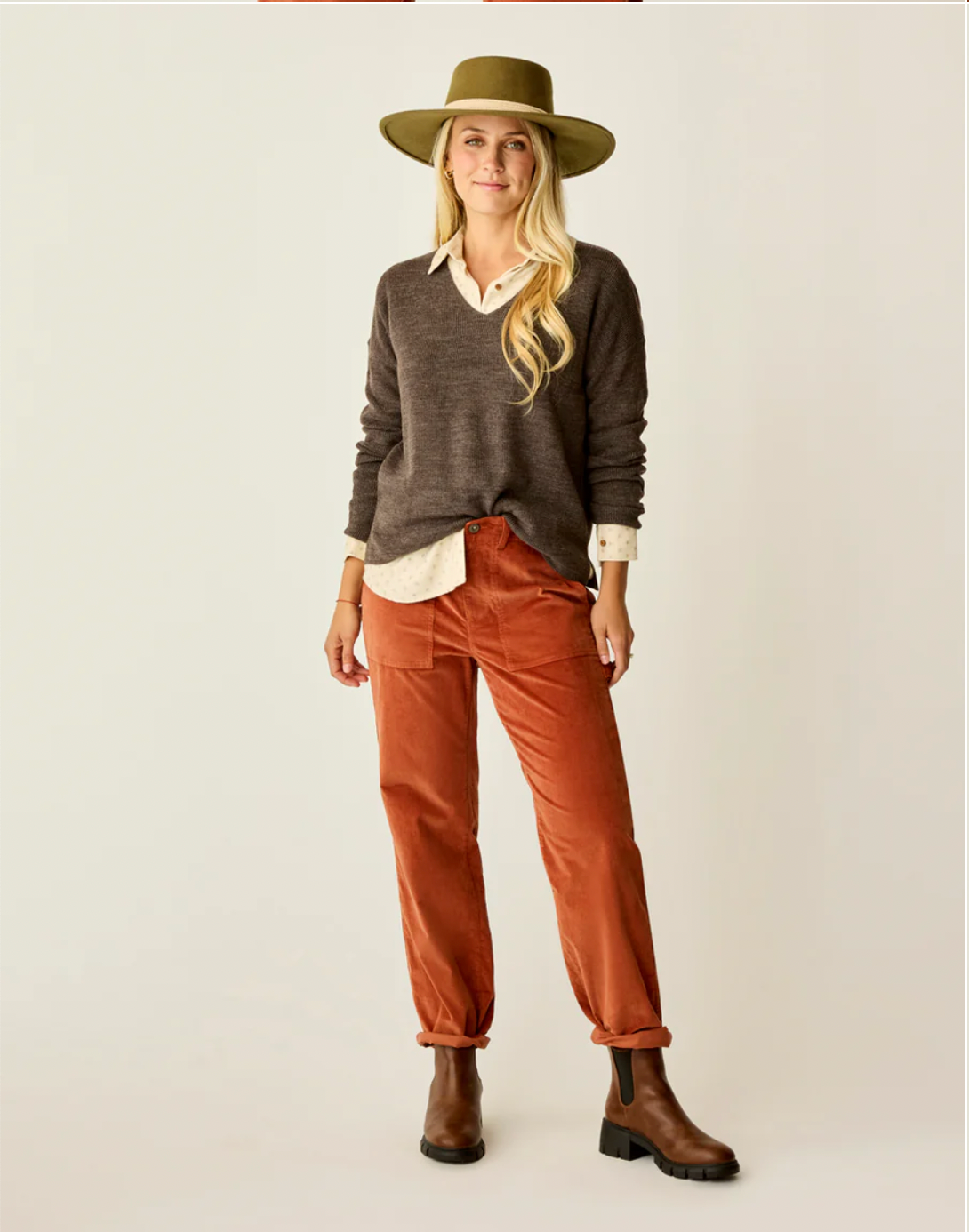 Carve Designs W Zella Merino Sweater EXPRESSO HEATHER