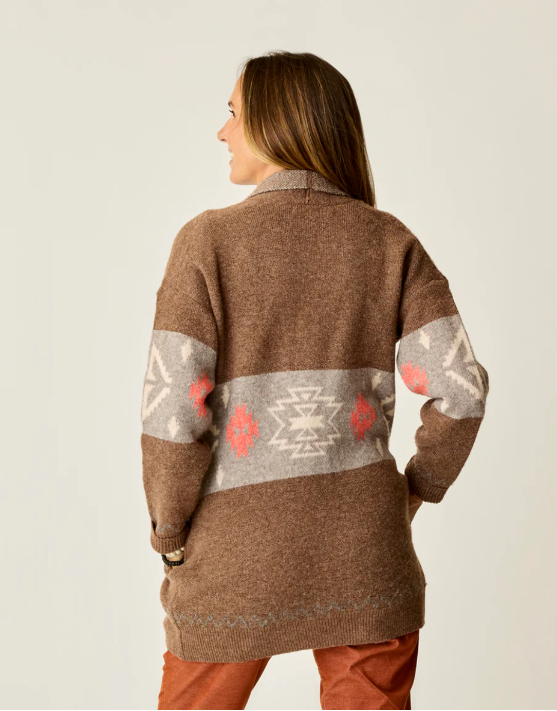 Carve Designs W Priya Jacquard Topper SUMAC PATTERN