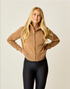 Carve Designs W Briar Fleece Jacket RUM