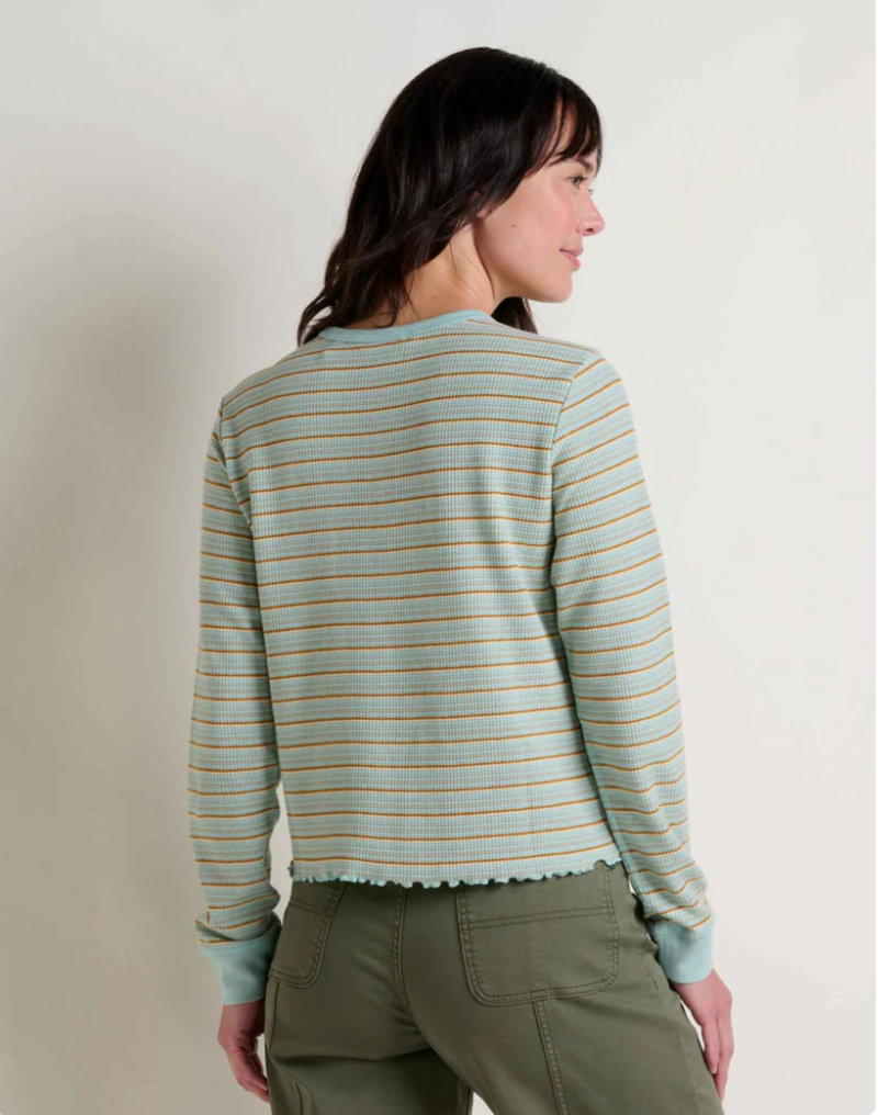 Toad & Co W Foothill LS Crew MULTI STRIPE