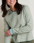 Toad & Co W Foothill LS Crew MULTI STRIPE