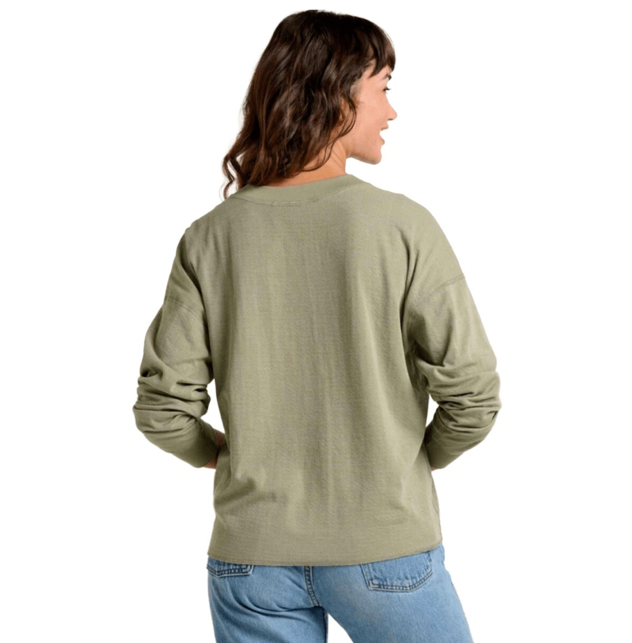 Toad & Co W LS Nord Reversible Henley YUCCA