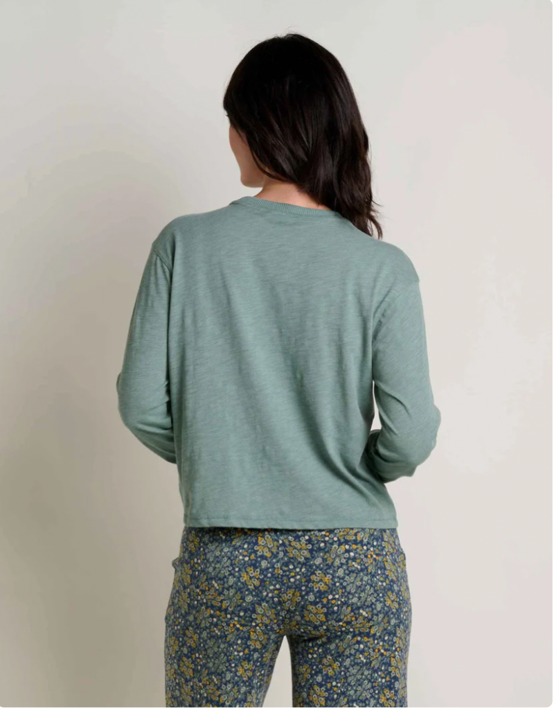 Toad & Co W LS Boundless Jersey Tee LAUREL