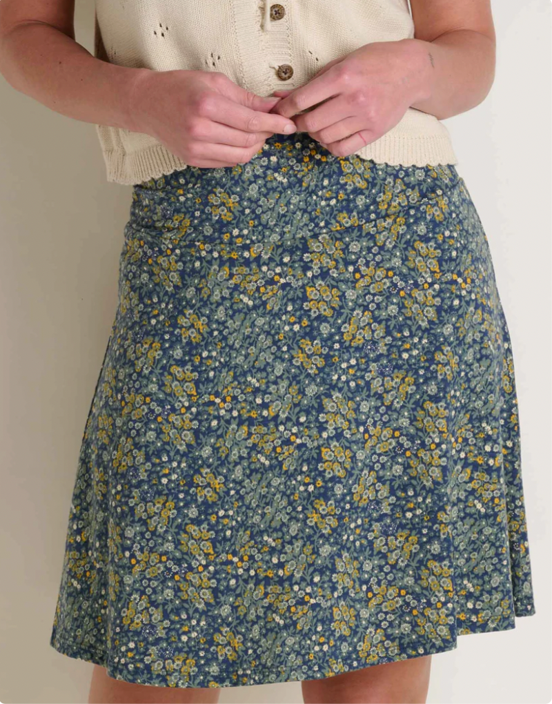 Toad & Co W Chaka Skirt TRUE NAVY RETRO