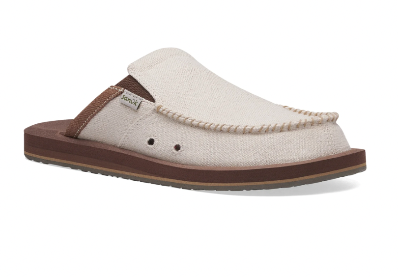 Sanuk M You Got My Back Hemp Slide NATURAL
