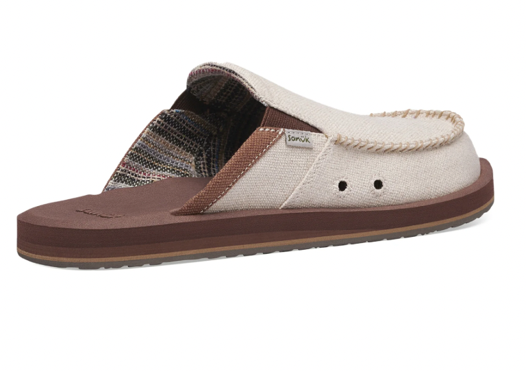 Sanuk M You Got My Back Hemp Slide NATURAL