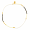 Pura Vida Mixed Seed Bead Stretch Anklet MONOCHROME