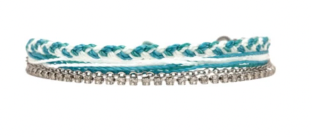 Pura Vida Laguna String & Chain Bracelet SIESTA