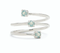Pura Vida Triple Stone Wrap Toe Ring SILVER
