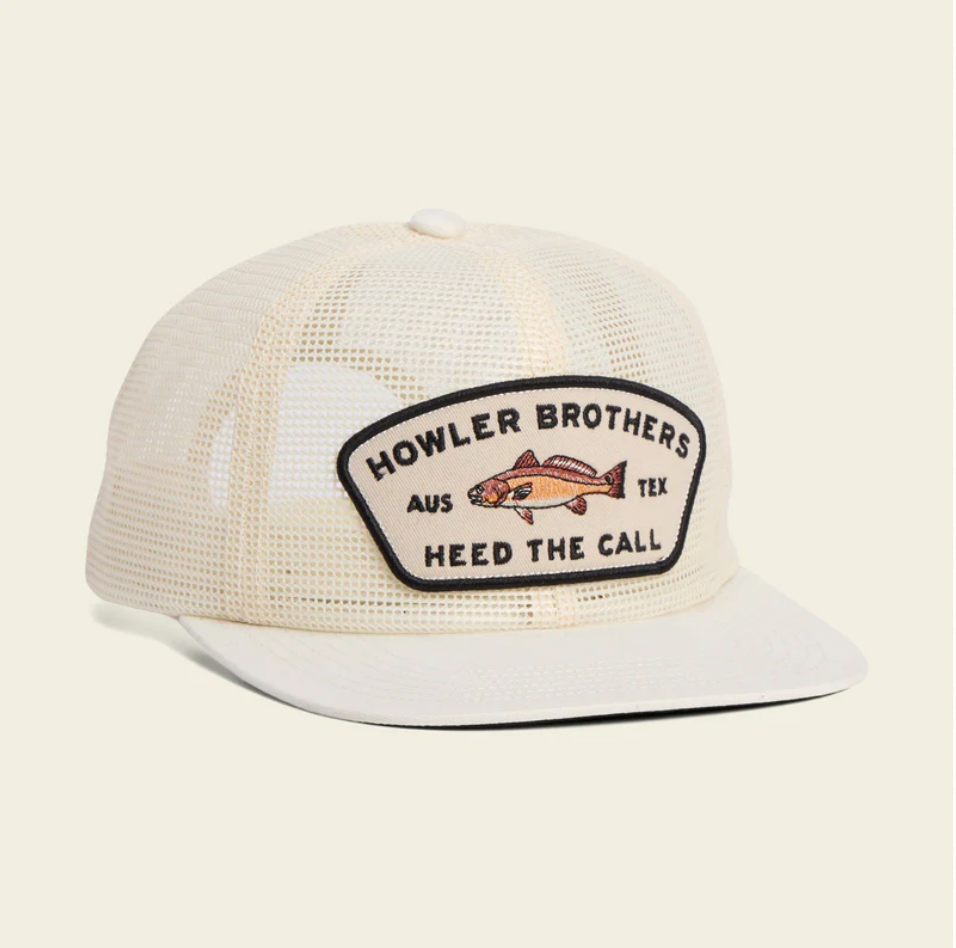 Howler Bros Feedstore Redfish Unstructured Snapback OFF WHITE