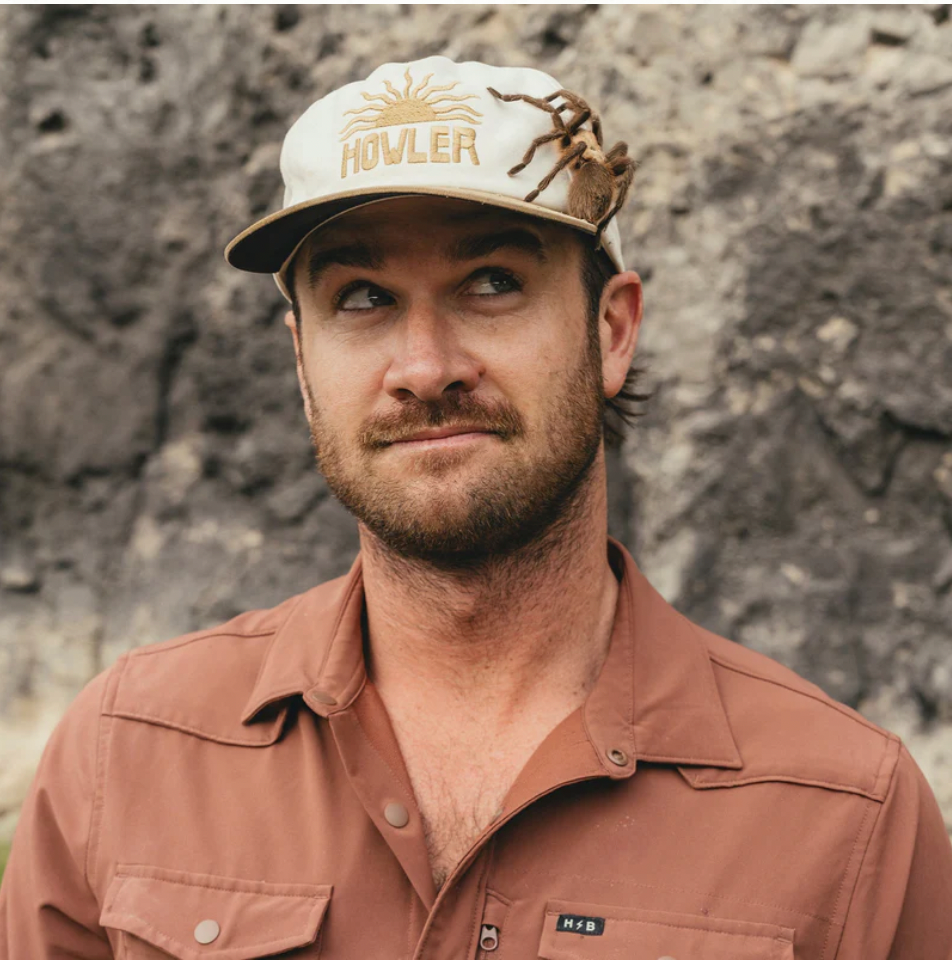 Howler Bros El Sol Snapback Hat WHITE / GOLD