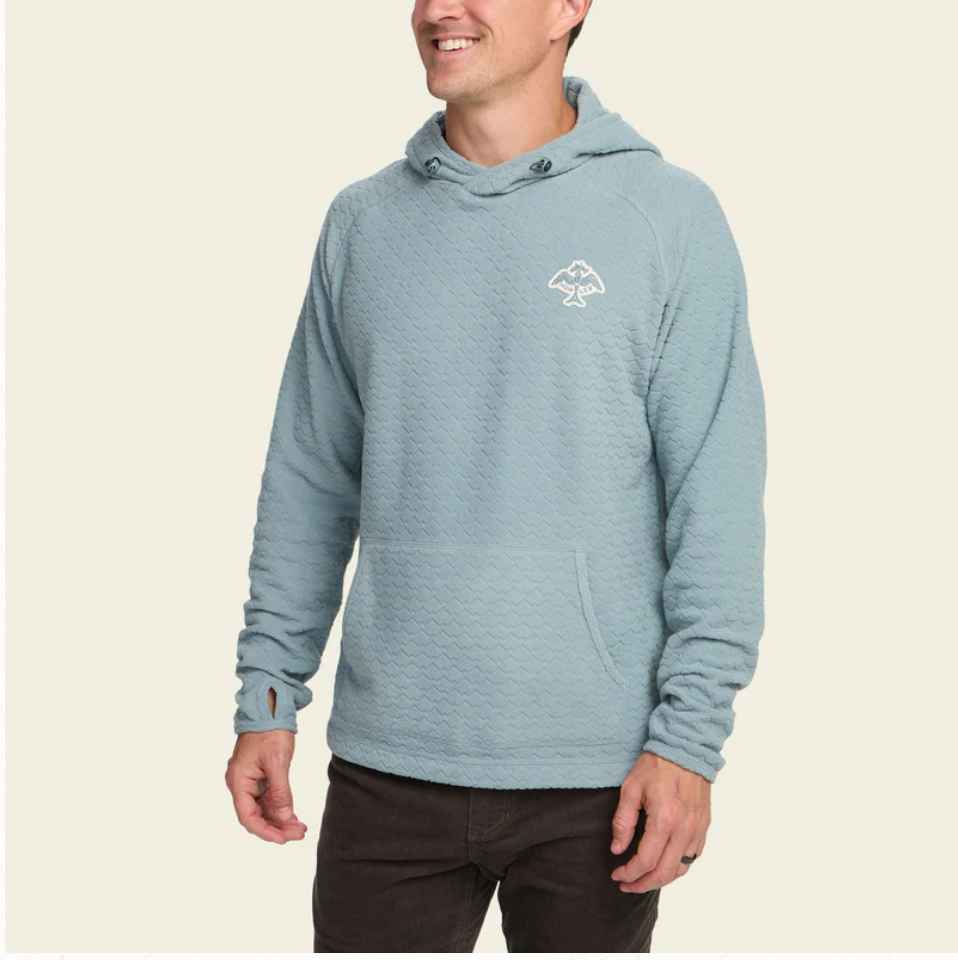 Howler Bros M Palo Duro Fleece Hoodie IRON BLUE