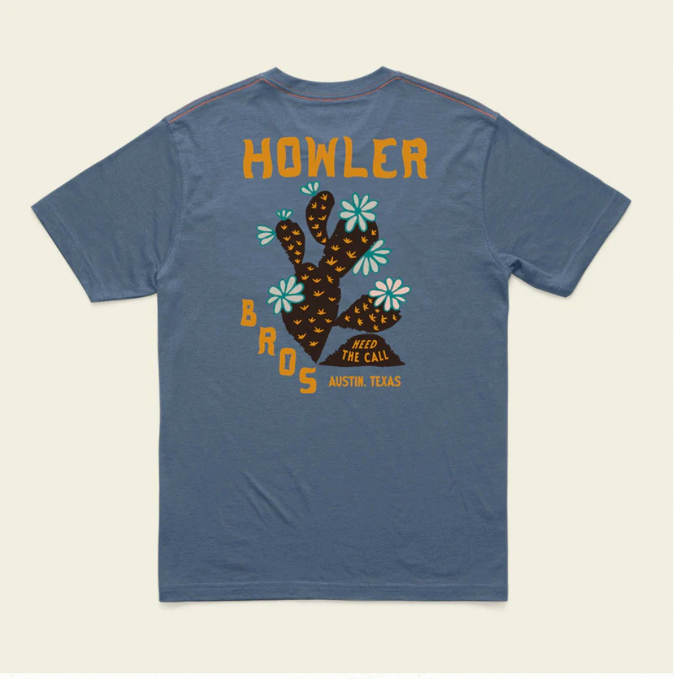 Howler Bros M SS Prickly Pear Tee BLUE
