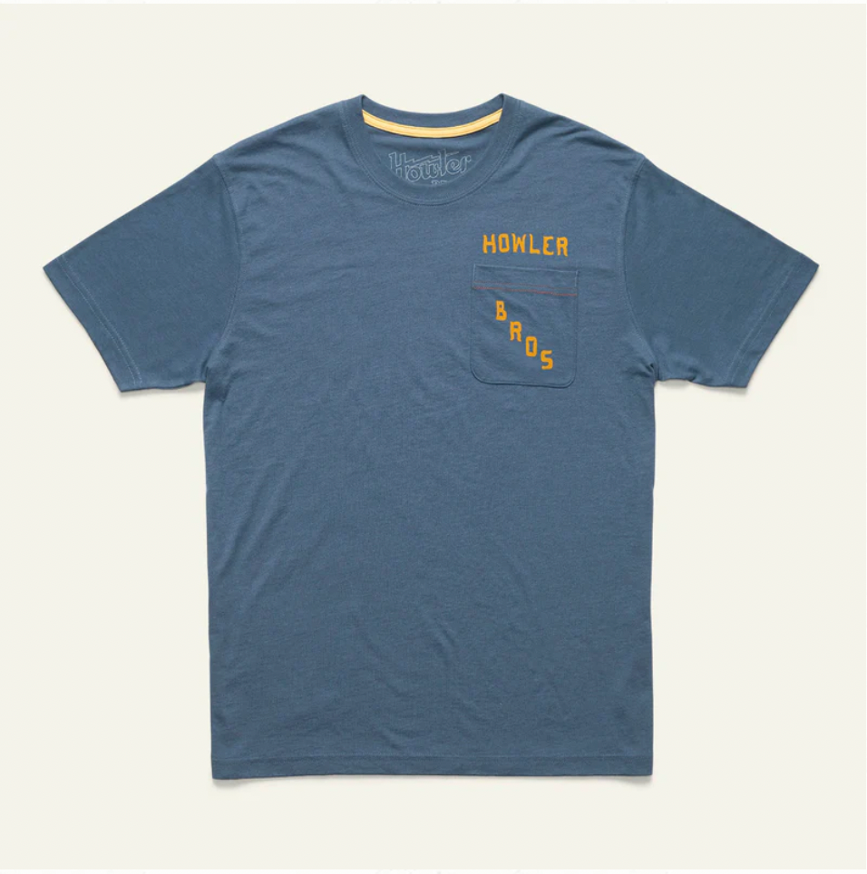Howler Bros M SS Prickly Pear Tee BLUE