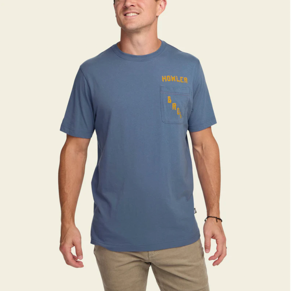 Howler Bros M SS Prickly Pear Tee BLUE