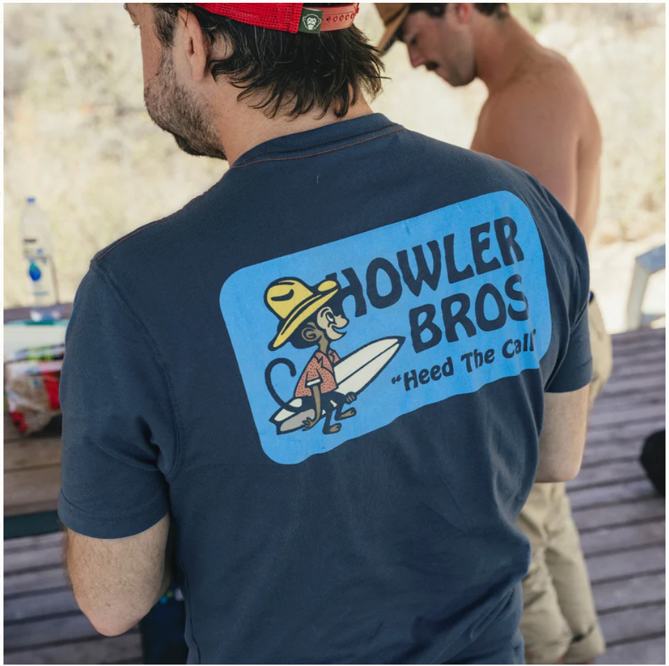Howler Bros M SS El Monitos Surf Badge Tee KEY LARGO