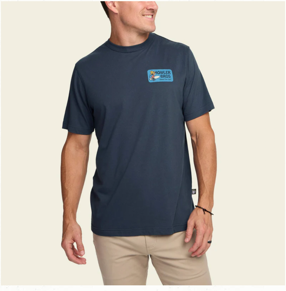 Howler Bros M SS El Monitos Surf Badge Tee KEY LARGO