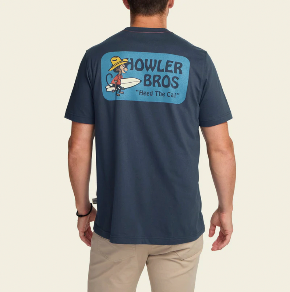 Howler Bros M SS El Monitos Surf Badge Tee KEY LARGO