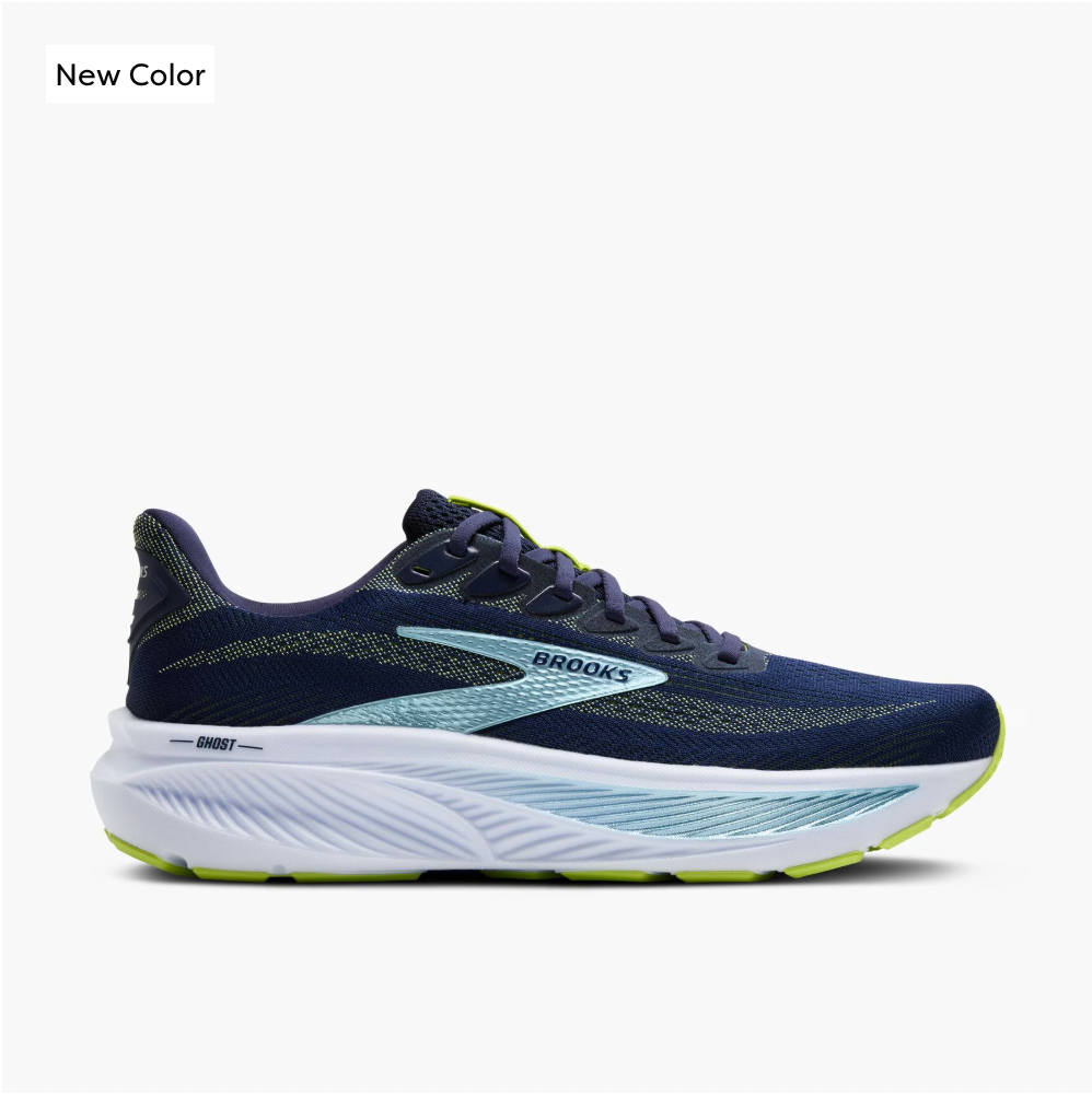 Brooks M Ghost 17 PEACOCK / LIME / BLUE