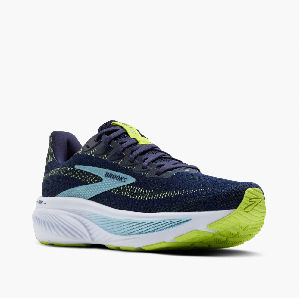 Brooks M Ghost 17 PEACOCK / LIME / BLUE