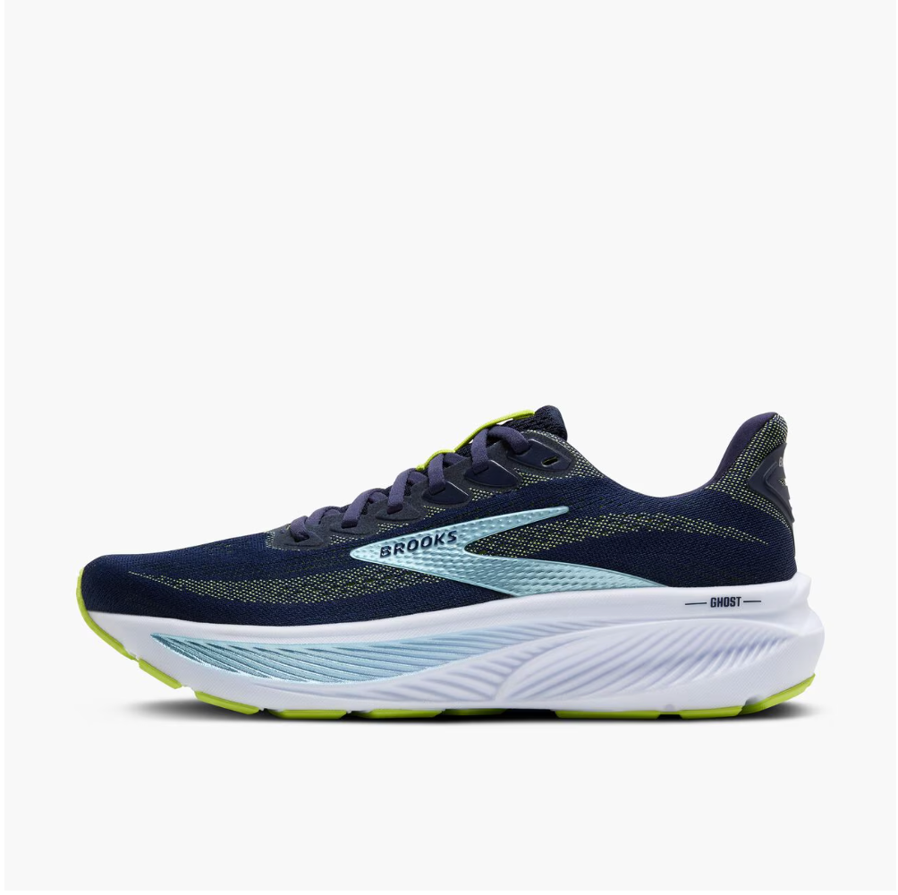 Brooks M Ghost 17 PEACOCK / LIME / BLUE