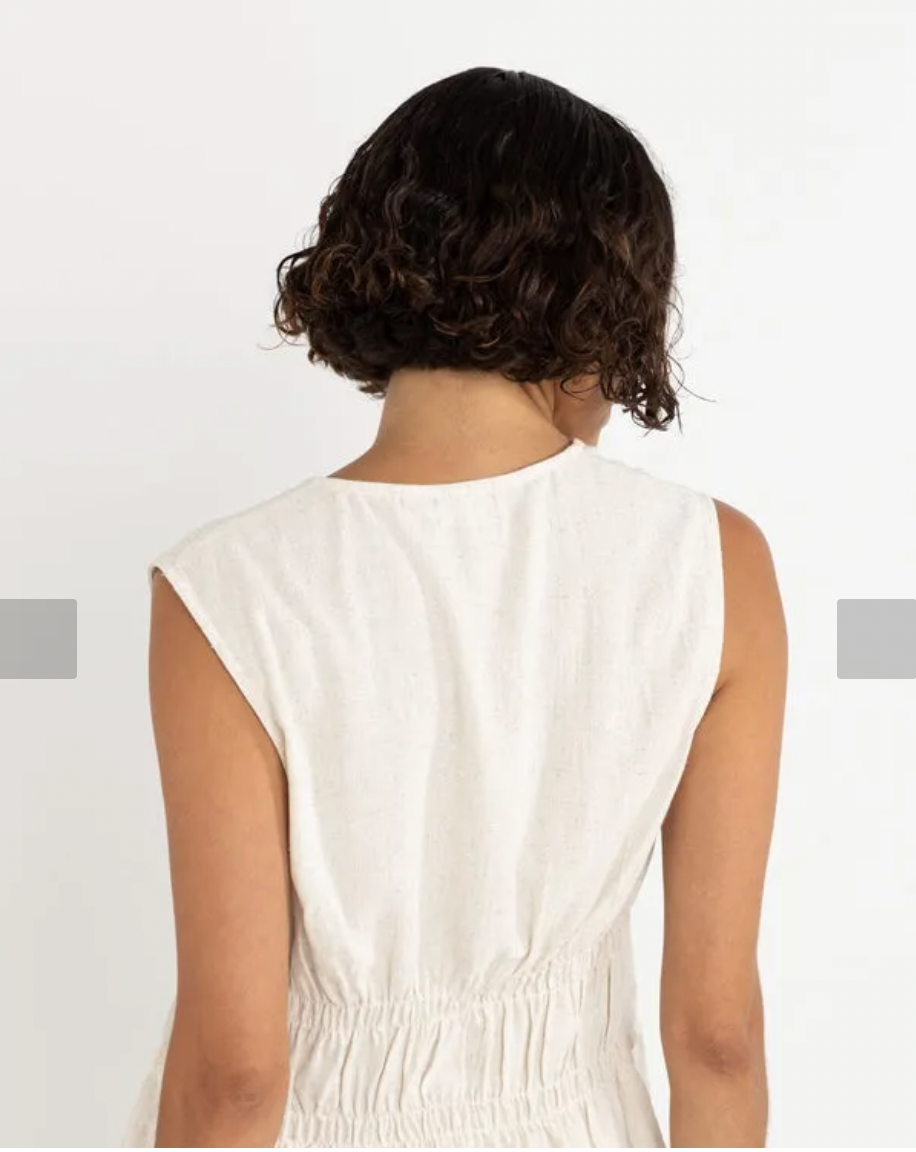 Rhythm W Skyla Tie Front Top OAT