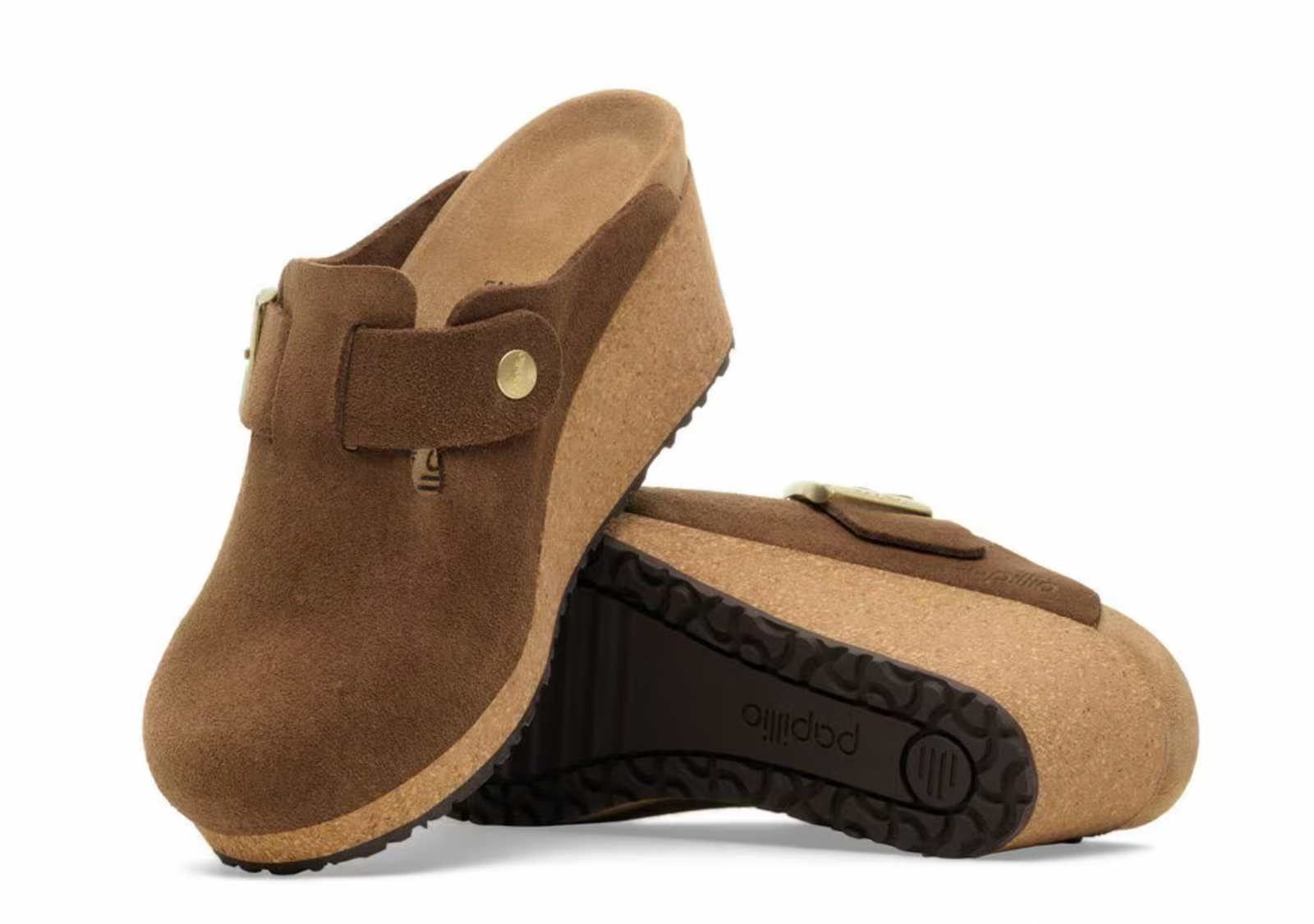 Birkenstock Papillio W Fanny Suede Leather DARK TEA