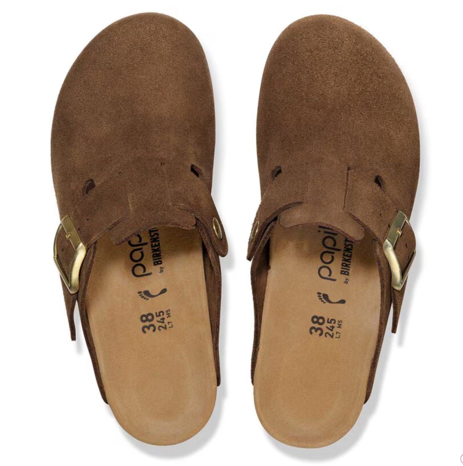 Birkenstock Papillio W Fanny Suede Leather DARK TEA