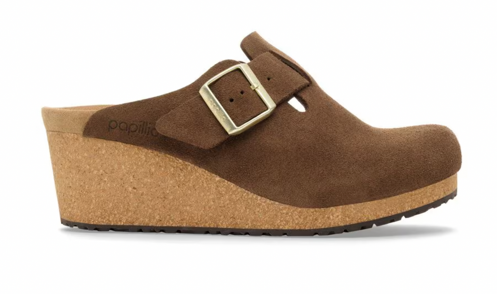 Birkenstock Papillio W Fanny Suede Leather DARK TEA