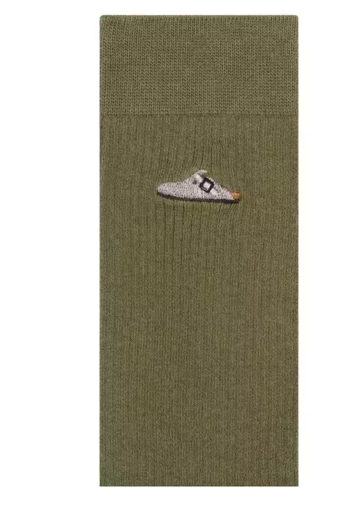 Birkenstock Cotton Rib Socks PINE GREEN